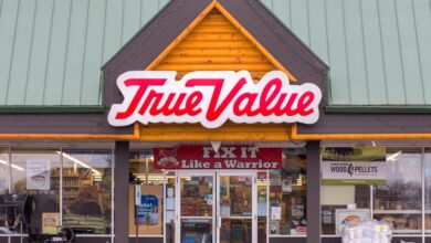 True Value store exterior.