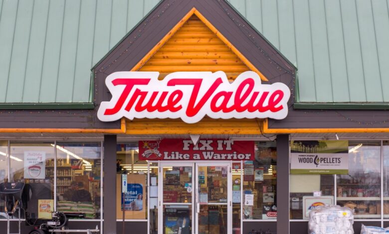 True Value store exterior.