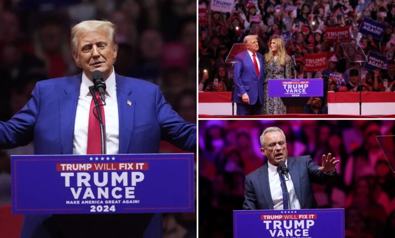 Trump's new coalition of MAGA 'Avenger' allies gather to back their 'Captain America' at MSG