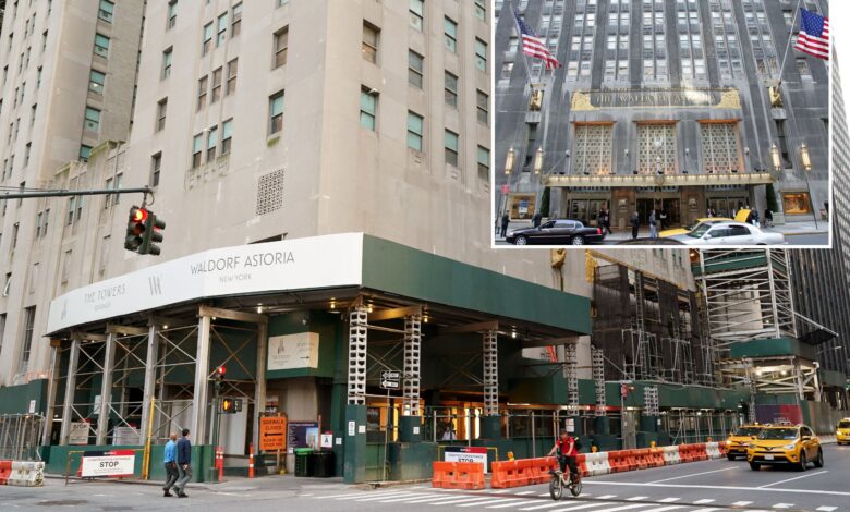 Waldorf Astoria’s much-hyped -- and oft-delayed -- grand re-opening is pushed back yet again