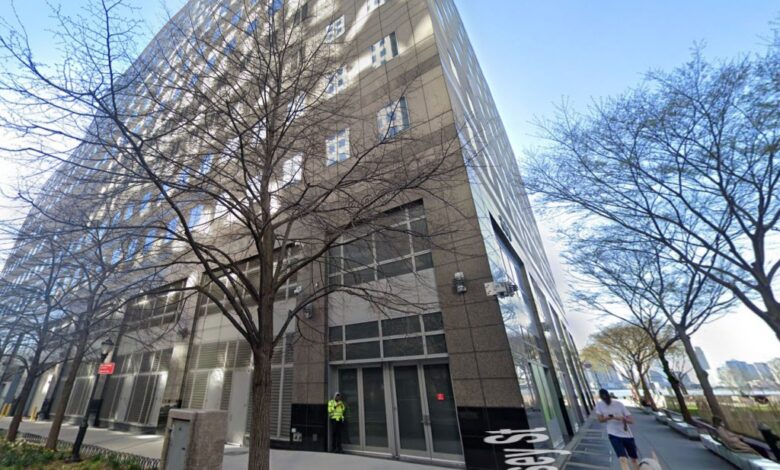 300 Vesey Street building with glass windows, potential location for Janes Street quant trading firm