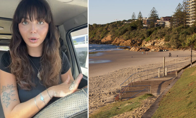 Woman calls out man masturbating at popular Australian beach