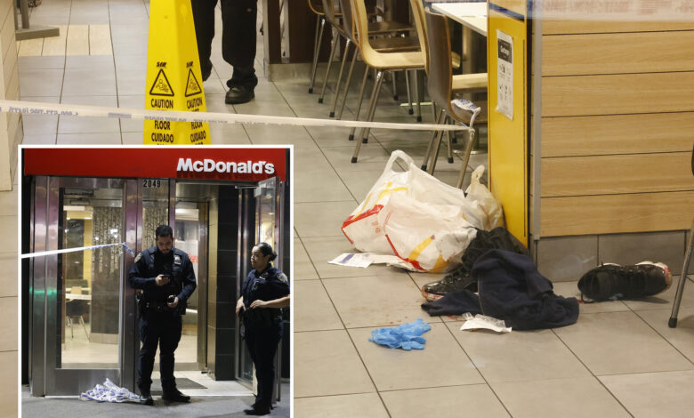 2 teens shot after gunfire erupts outside NYC McDonald's