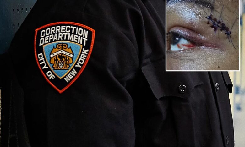 Female Rikers officer punched by violent inmate in NYC jail