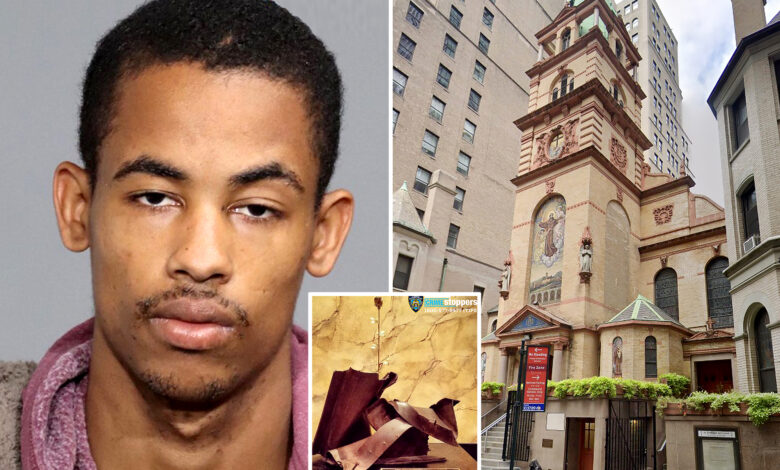 NYC thief, Deikel Alcantara arrested for stealing gold-plated 9/11 memorial rose from Midtown Catholic church