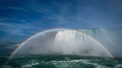 The Horseshoe Falls in Niagara Falls,