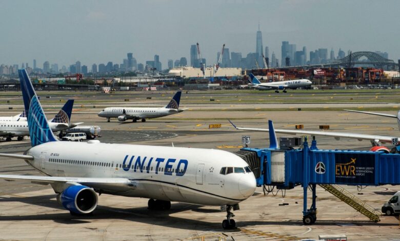 United blames FAA staffing shortages for causing 'significant disruption' at Newark Airport