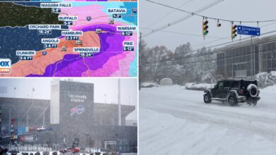 Upstate NY may see 6 ft of snow as NYC braces for cold snap