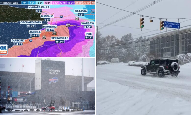 Upstate NY may see 6 ft of snow as NYC braces for cold snap