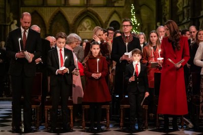 Kate Middleton Attends the Together at Christmas Carol Service