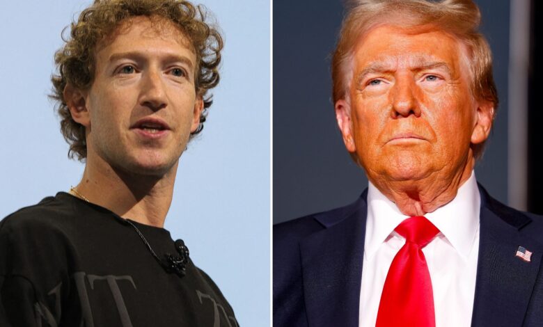 Mark Zuckerberg's Meta donates $1M to Trump's inaugural fund