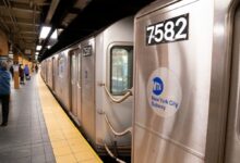 Two men in their 20s were stabbed on a southbound 7 train early Sunday morning.