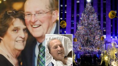 Widower Earl Albert who donated 2024 Rockefeller Christmas tree hosted 'little watch party' in rehab facility room after stroke