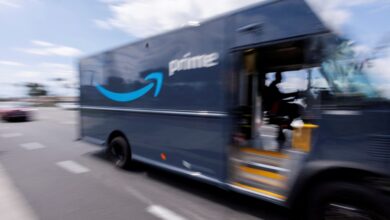 Amazon Prime delivery van