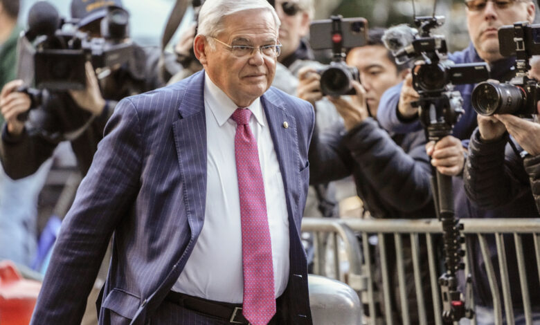 Disgraced ex-NJ Sen. Bob Menendez cries as he begs for leniency -- but gets 11 years in prison for gold bar bribery scheme
