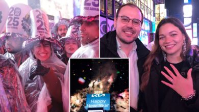 NYC New Years Eve revelers unfazed by rain to welcome 2025 in Times Square