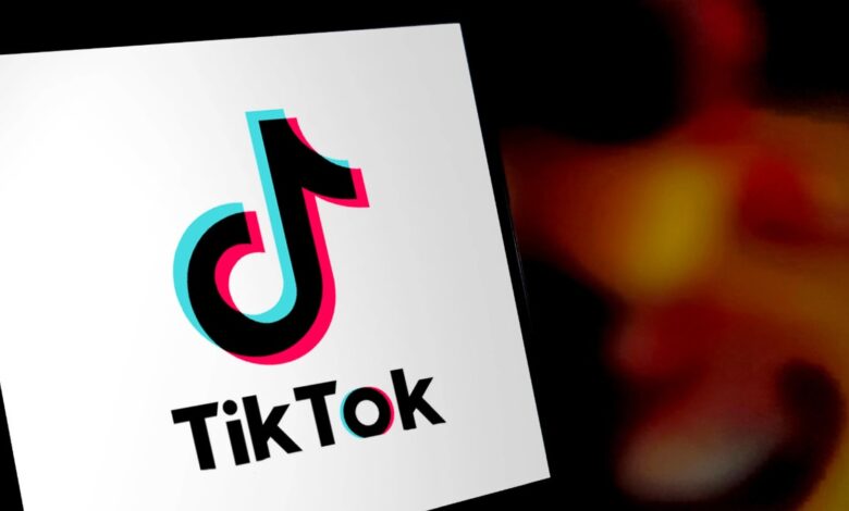 A TikTok logo is displayed on a smartphone in Suqian, Jiangsu province, China, January 9, 2025. (Photo by CFOTO/Sipa USA)