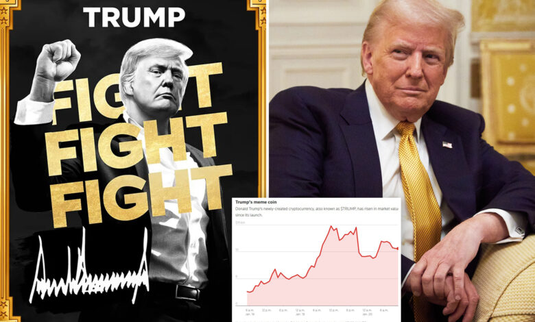 Trump meme coin surges to nearly $11B in value on Inauguration Day