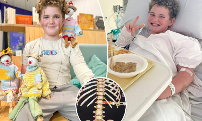 10-year-old escapes paralysis after falling on steak knife