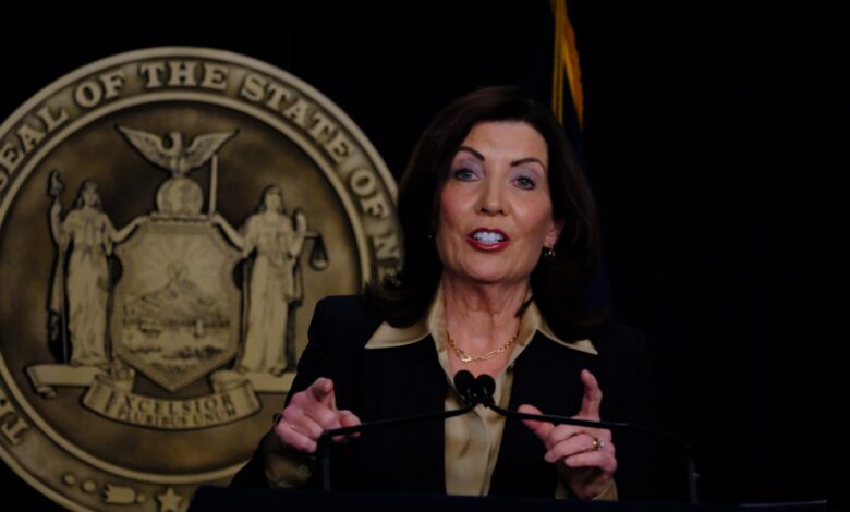 Cowardly Kathy Hochul partly caves to progressives on Eric Adams