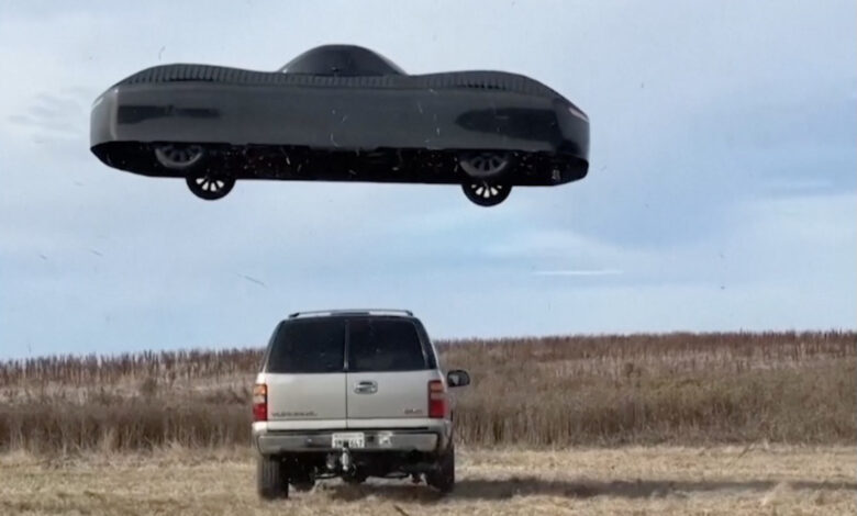 Flying car soars over traffic in astonishing first-ever video: 'New transportation is possible'