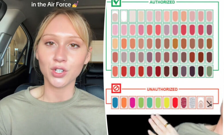 Military women are 'not happy' about new nail polish regulations