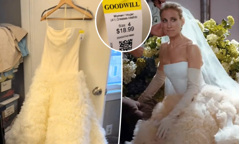 Sarah Jessica Parker's iconic wedding dress from ‘Sex and the City’ found at thrift shop for $19