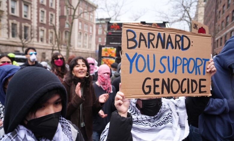 Anti-Israel protesters on NY campuses: Letters