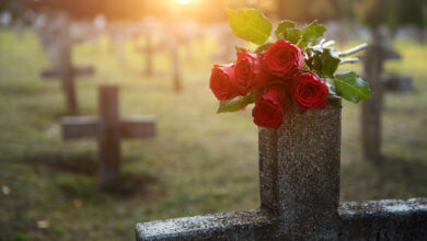 My relatives keep putting tacky decoration on my dead daughter's grave