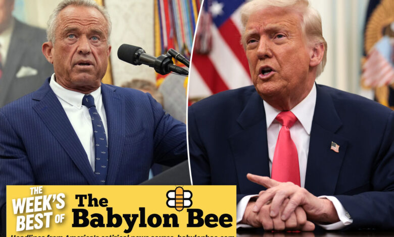 Robert F. Kennedy Jr. neutralizes the Kool-Aid Man and more hilarious headlines