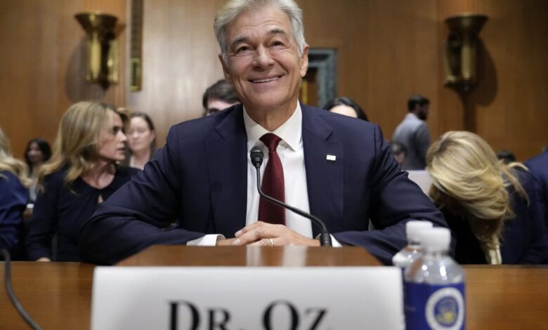 Dr Oz confirmation hearing
