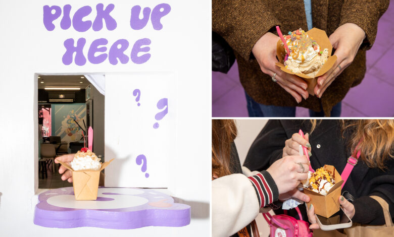 Surprise Scoop ice cream shop picks the flavor for you