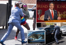 Andrew Cuomo ambushed by Crackhead Barney in foul-mouthed encounter