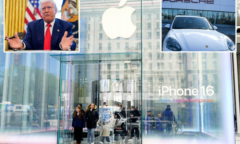 Apple, Porsche rushing to beat Trump tariffs, get goods to US: report