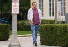 Ben Affleck on a walk in Los Angeles.
