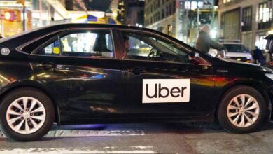 Uber car