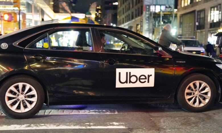 Uber car
