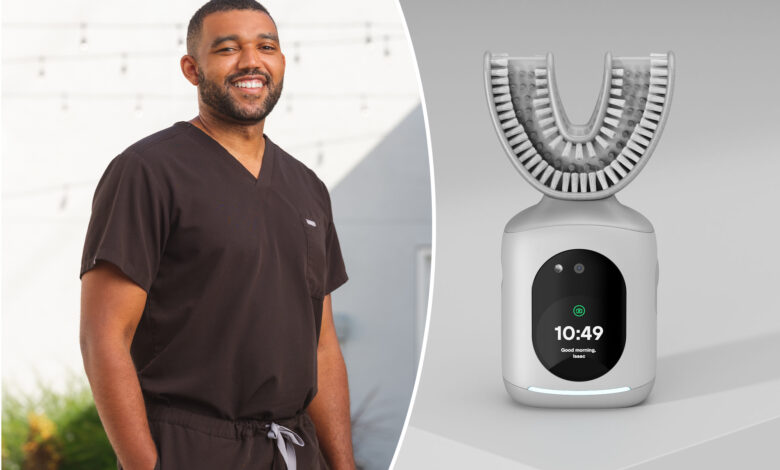 Feno Smartbrush cleans teeth all at once, reveals dental problems