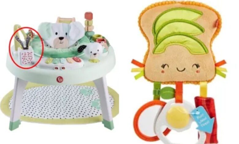 Fisher-Price recalls popular baby toys due to frightening choking hazard