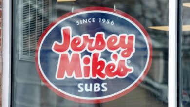 A general view of a Jersey Mike's Subs restaurant in North Haledon, NJ