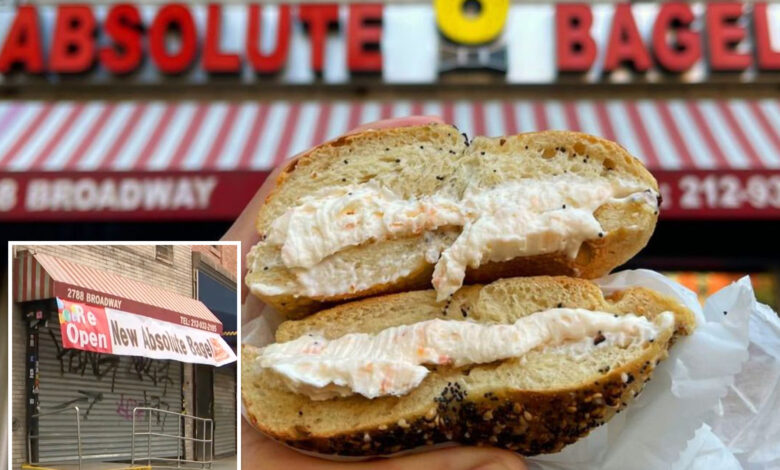 New Absolute Bagels to 'reopen' in original Upper West Side shop