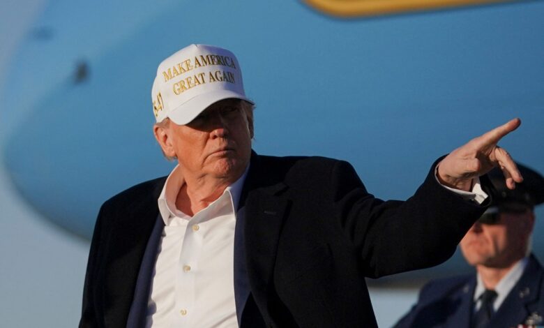 President Trump's polling slump: Letters