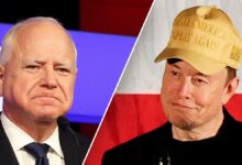 Tim Walz, Elon Musk