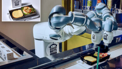 California burger joint brings robots onto the patty assembly line