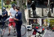 Cyclist sues NYPD alleging cops wrongfully dole out red light tickets: ‘Malicious and outrageous’