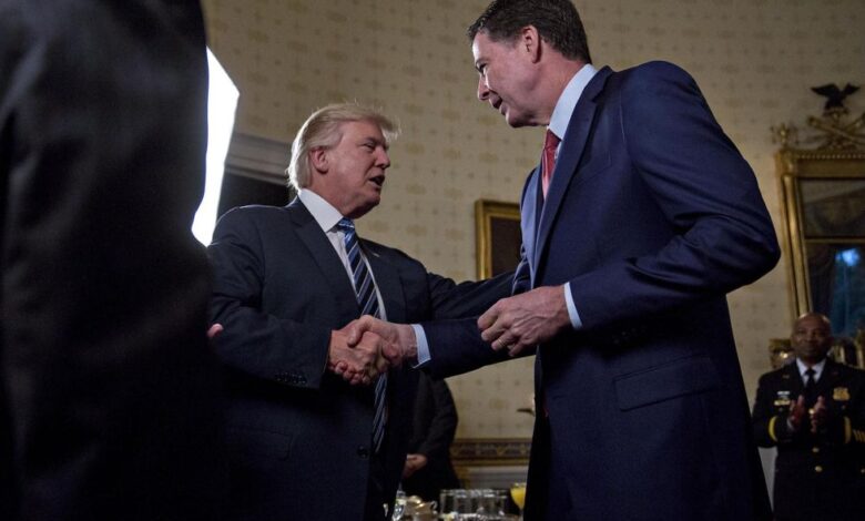 DHS, FBI investigating deleted seashell post from former FBI Director James Comey appearing to threaten Trump