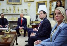 Pam Bondi attends White House meeting with El Salvador President Nayib Bukele