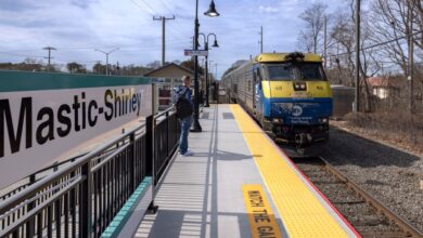 On March 12, 2025, MTA LIRR President Rob Free was joined by Suffolk County Legislator Jim Mazzarella, Town Brookhaven Council Member Karen Dunne Kesnig, and SMART General Chairperson Anthony Simon to announce the substantial completion of the LIRR Mastic-Shirley renovation project in Shirley, NY.