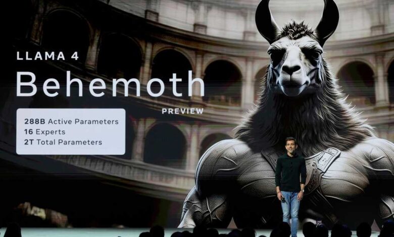 Meta Chief Product Officer Chris Cox speaks about Behemoth at LlamaCon 2025 last month.