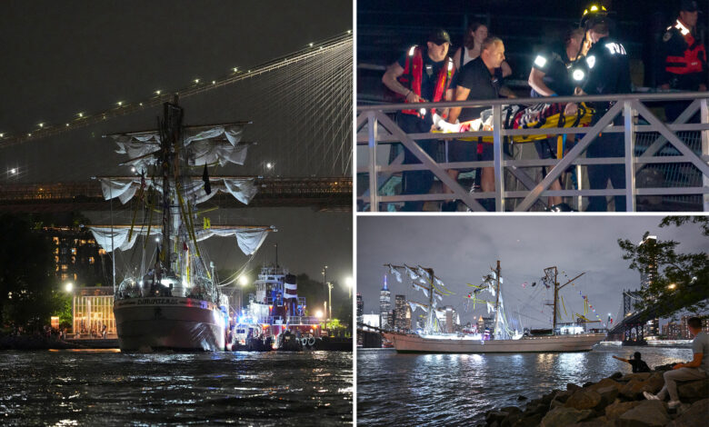 Mexican navy tall ship lost power before crashing into Brooklyn Bridge